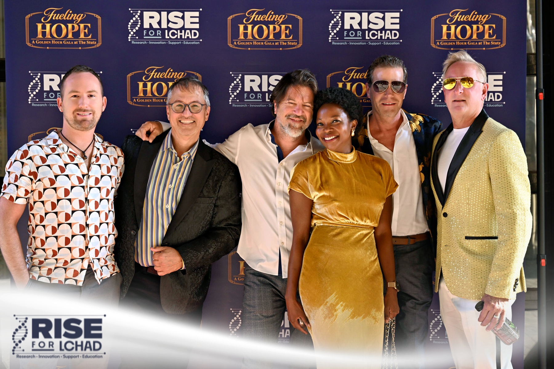 Guests on the red carpet at the Fueling Hope Gala