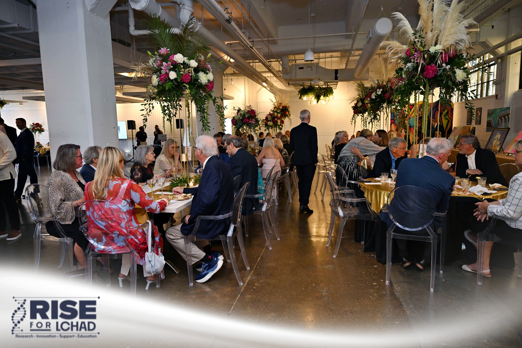 Guests seated for dinner at The Stutz