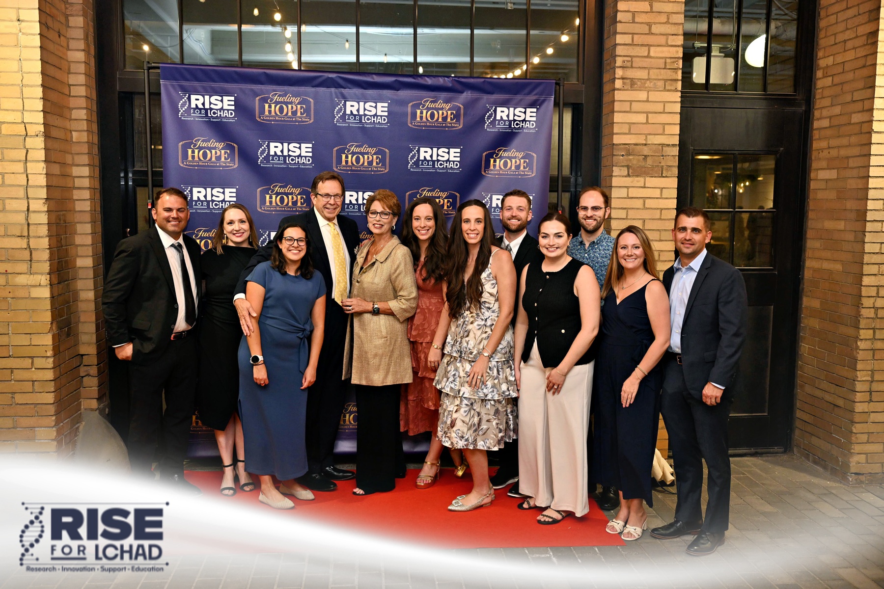 The RISE for LCHAD team on the red carpet