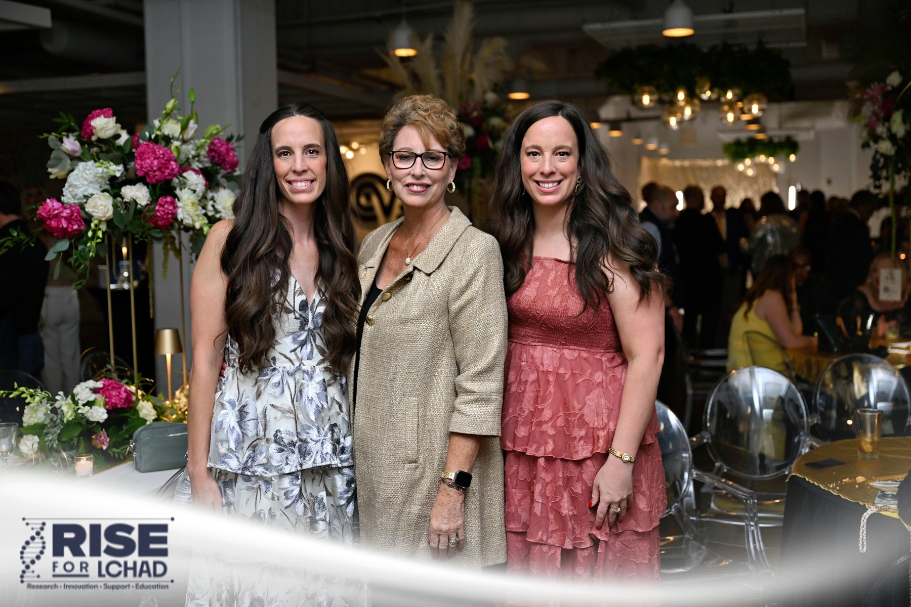 Family and supporters together at the gala